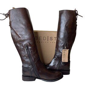 BED STU Manchester Distressed Tall Riding Boots BedStu Size 9